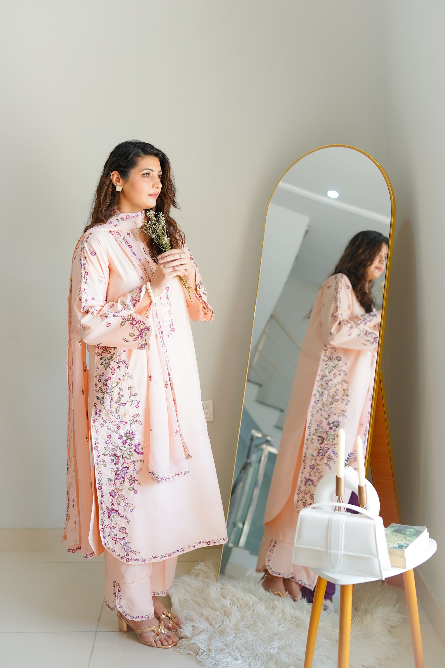 Enara - 3 PC Embriordered Dress