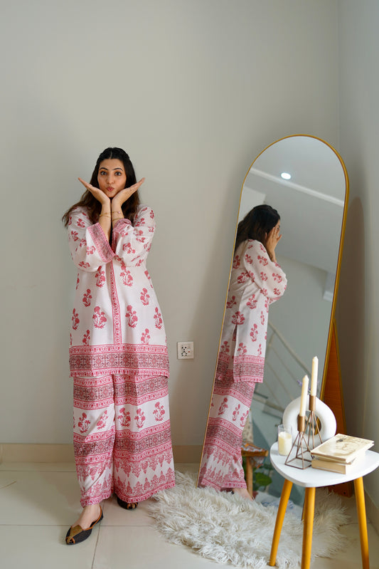 Gulrez - 2 PC Printed Co-ord