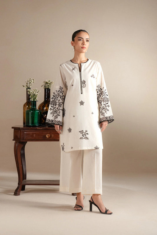 Safaa - 2 PC Embriordered Dress