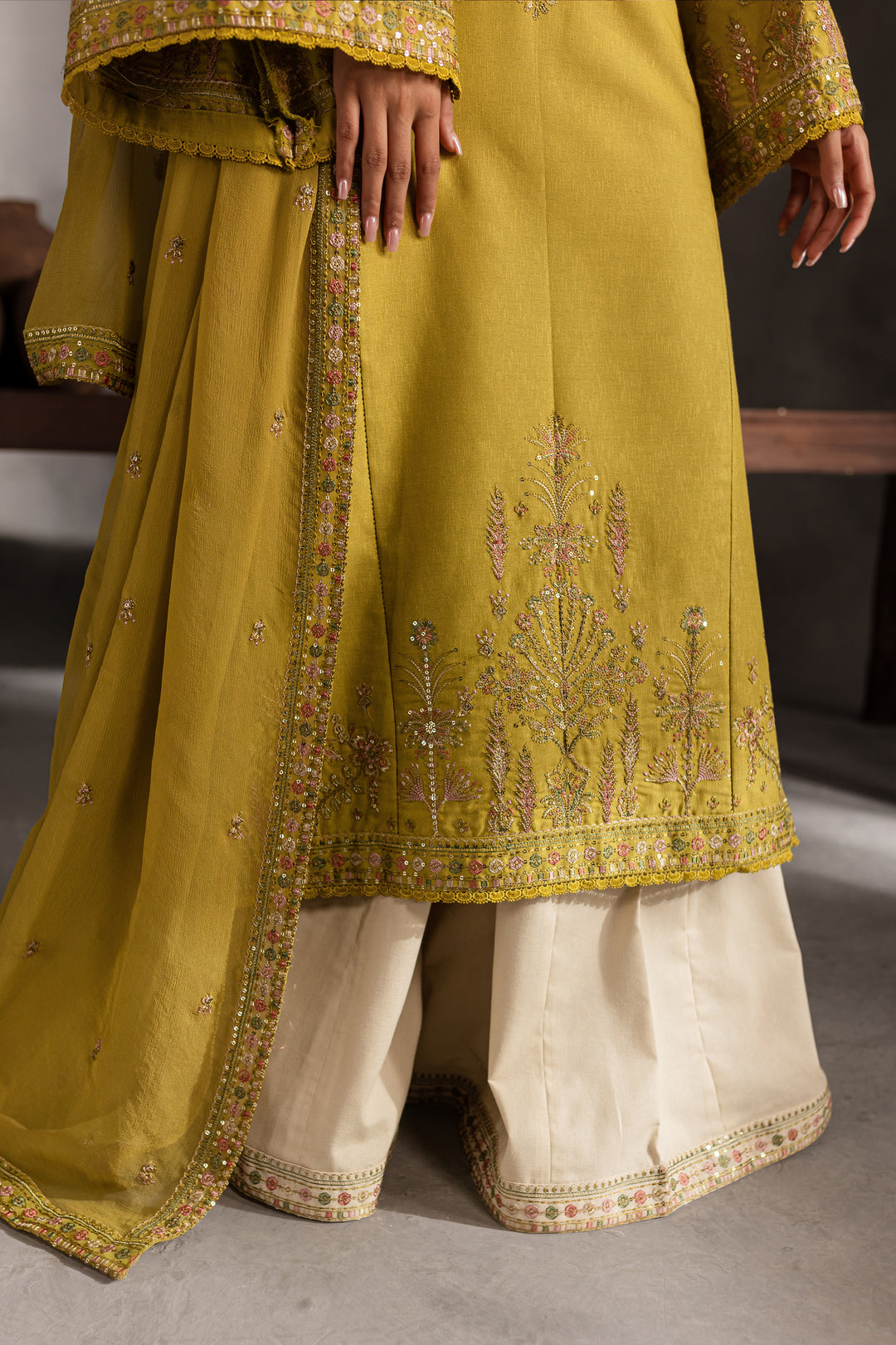 Zayra - 3 PC Embriordered Dress