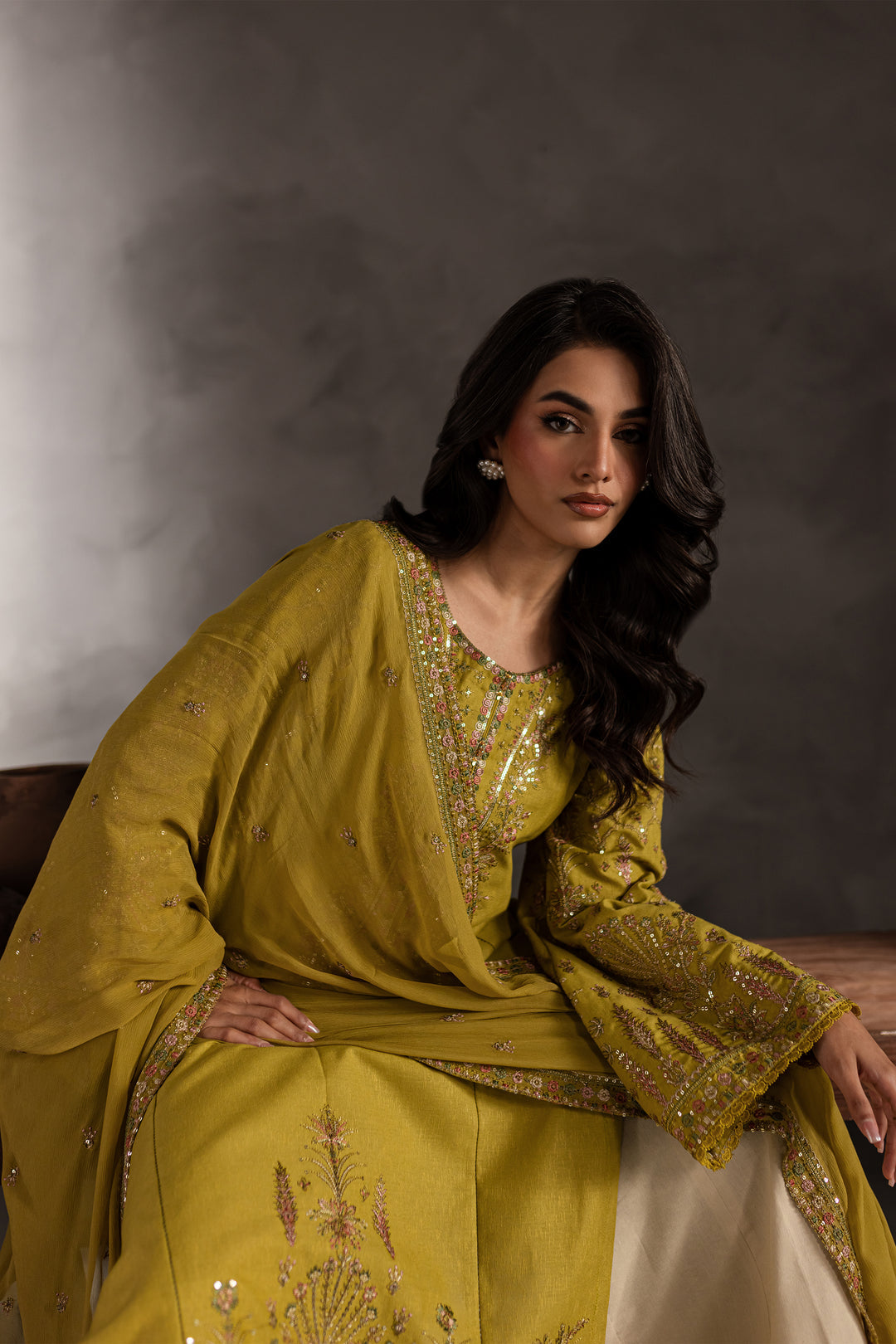 Zayra - 3 PC Embriordered Dress