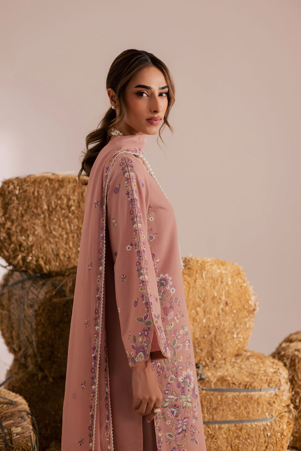 Enara - 3 PC Embriordered Dress